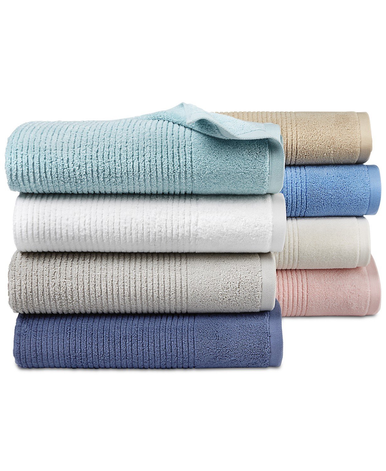 Quick Dry Reversible Towel Collection, 100% Cotton, - Image 2