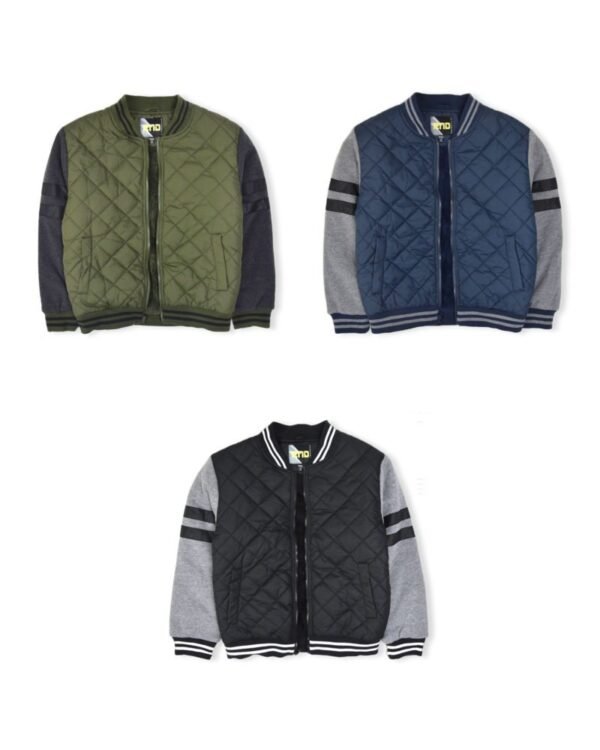 BOYS VARSITY JACKET WITH SHERPA LINING - Image 2