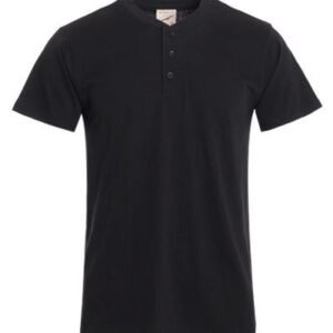 Men's Short Sleeves Henley T-Shirts- Jr-3-01