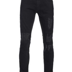Men's Distressed Rip & Repair Jeans -Jr-1068