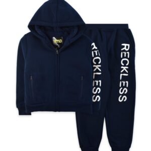 BOYS’ RECKLESS 2PC FLEECE SET WITH SHERPA LINING (SIZE 4-7)